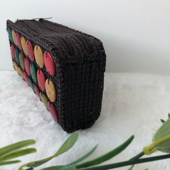 Pouch-Double Zip Pockets, Multi Colored - Picture 4 of 6